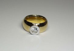 three-quarter ct diamond ring