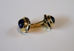 saphire cufflink